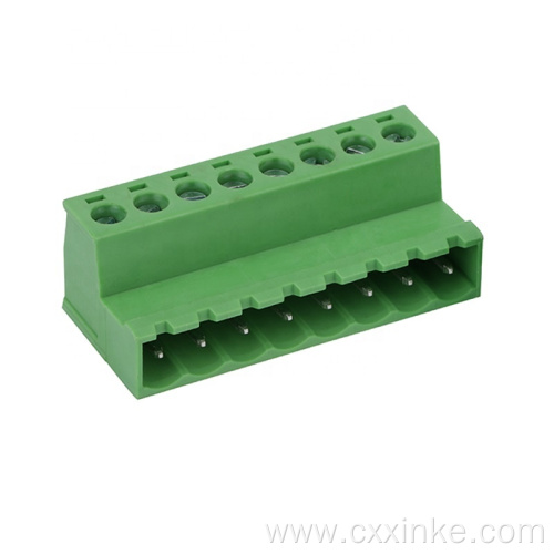 5.08MM pluggable screw cable connection Terminal Block Socket